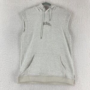 Kin Apparel‎ Sweater Womens Medium Heathered Gray Hoodie Pullover 100% Cotton